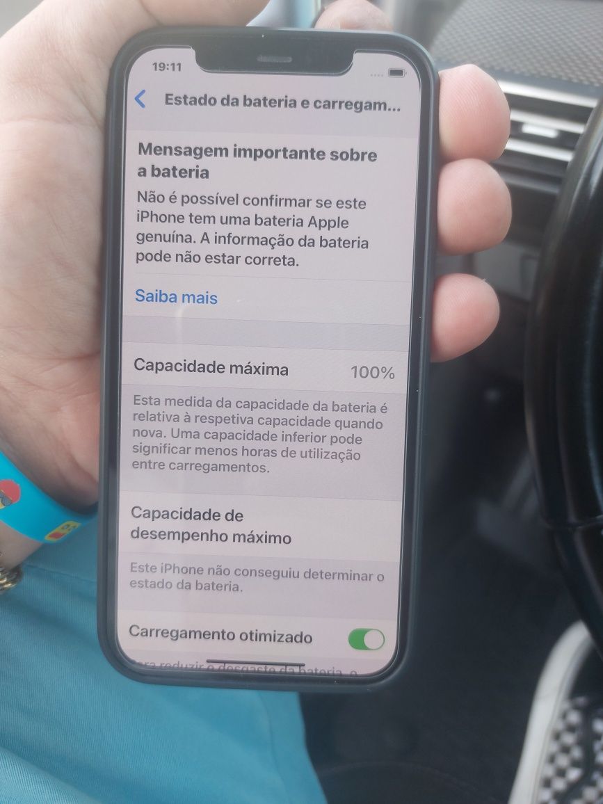 Ifhone 12 em estado de novo bateria 100%