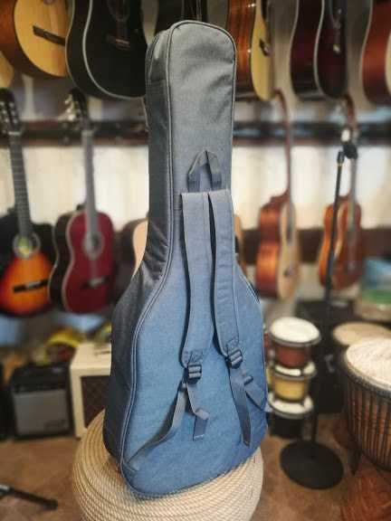 mega pokrowiec na gitarę klasyczną 4/4 Hadr Bag GB-15-39 szary Gig Bag