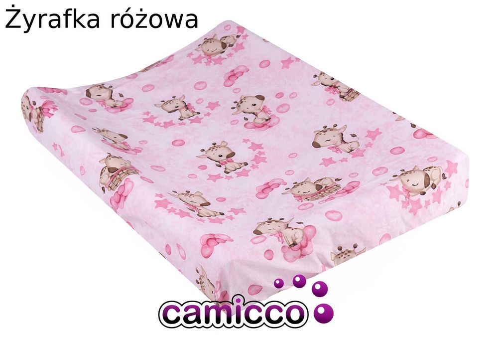 PRZEŚCIERADŁO pokrowiec na przewijak 70x50 z BAWEŁNA gumką przewijaki