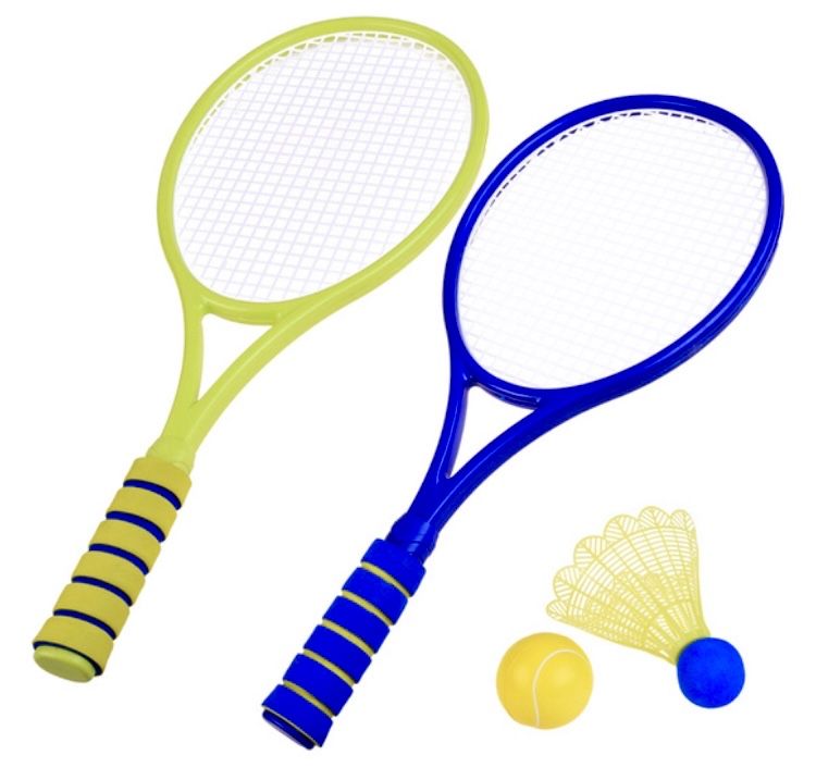 Zestaw Do Badmintona Piłka + Rakiety Dla Dzieci *okazja*
