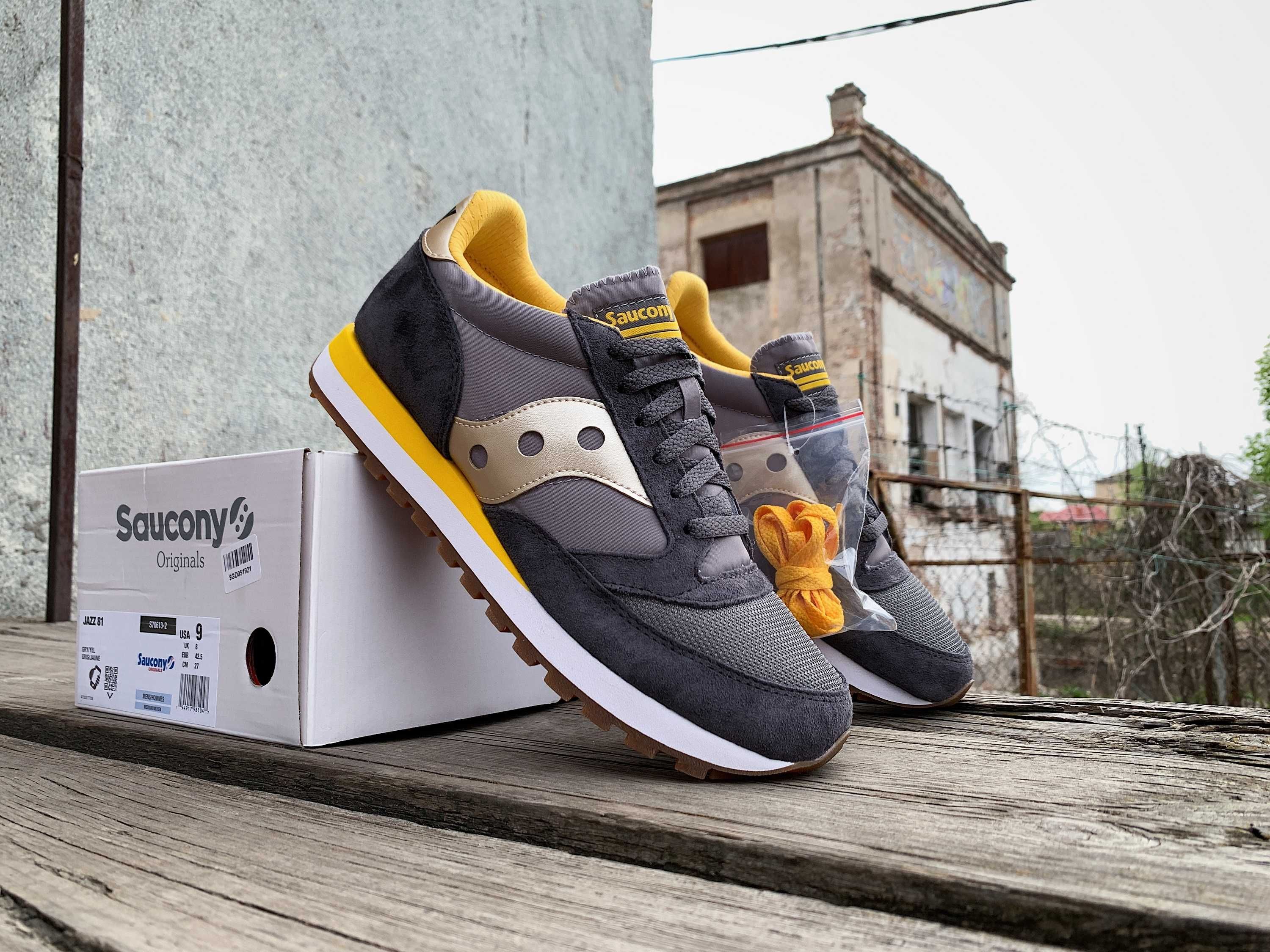 Мужские кроссовки Saucony Jazz 81 (6 цветов) ОРИГИНАЛ бестселлер!