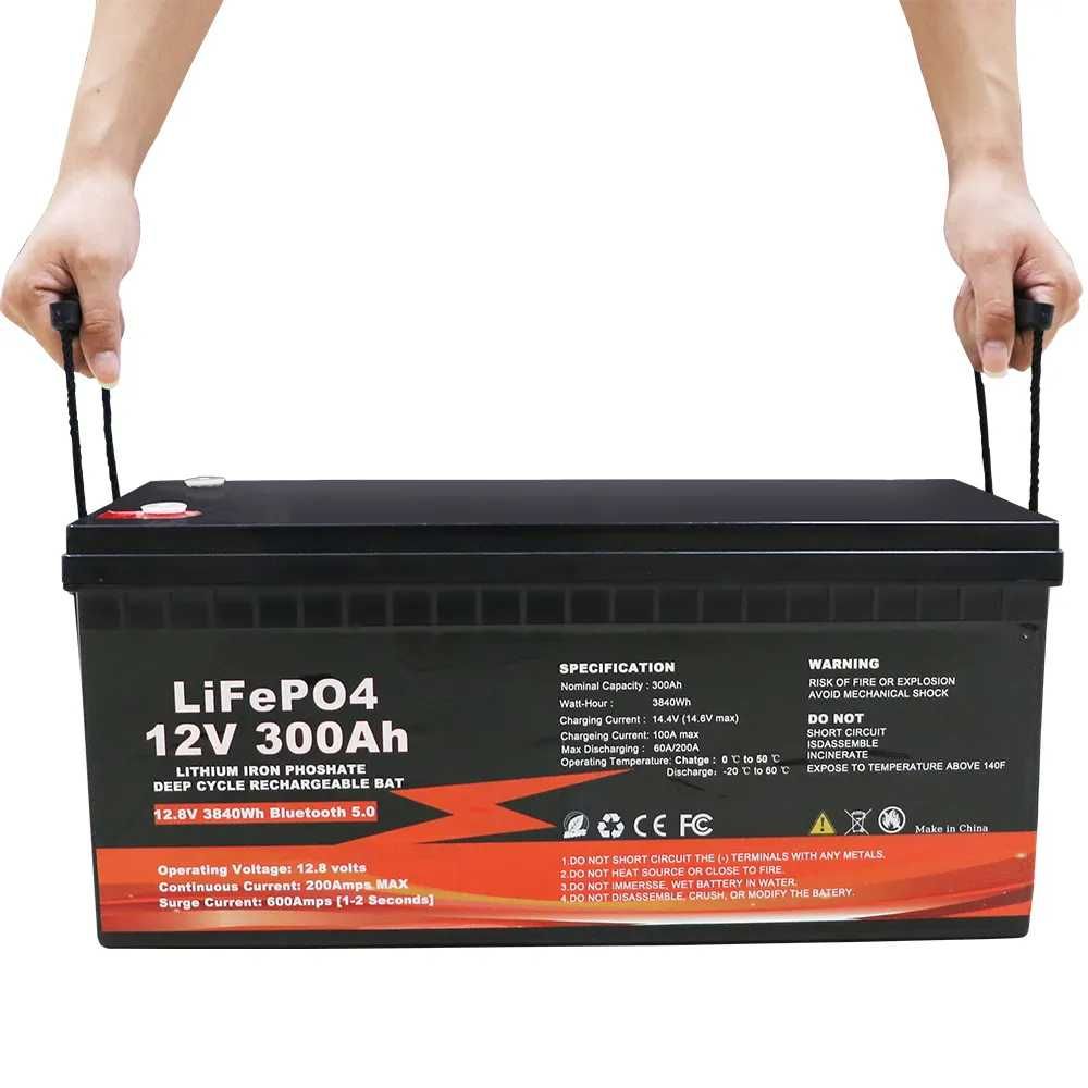 Nowy Akumulator LiFePO4 300Ah 12V - FUYEU - Lżejszy od AGM, Żelowy