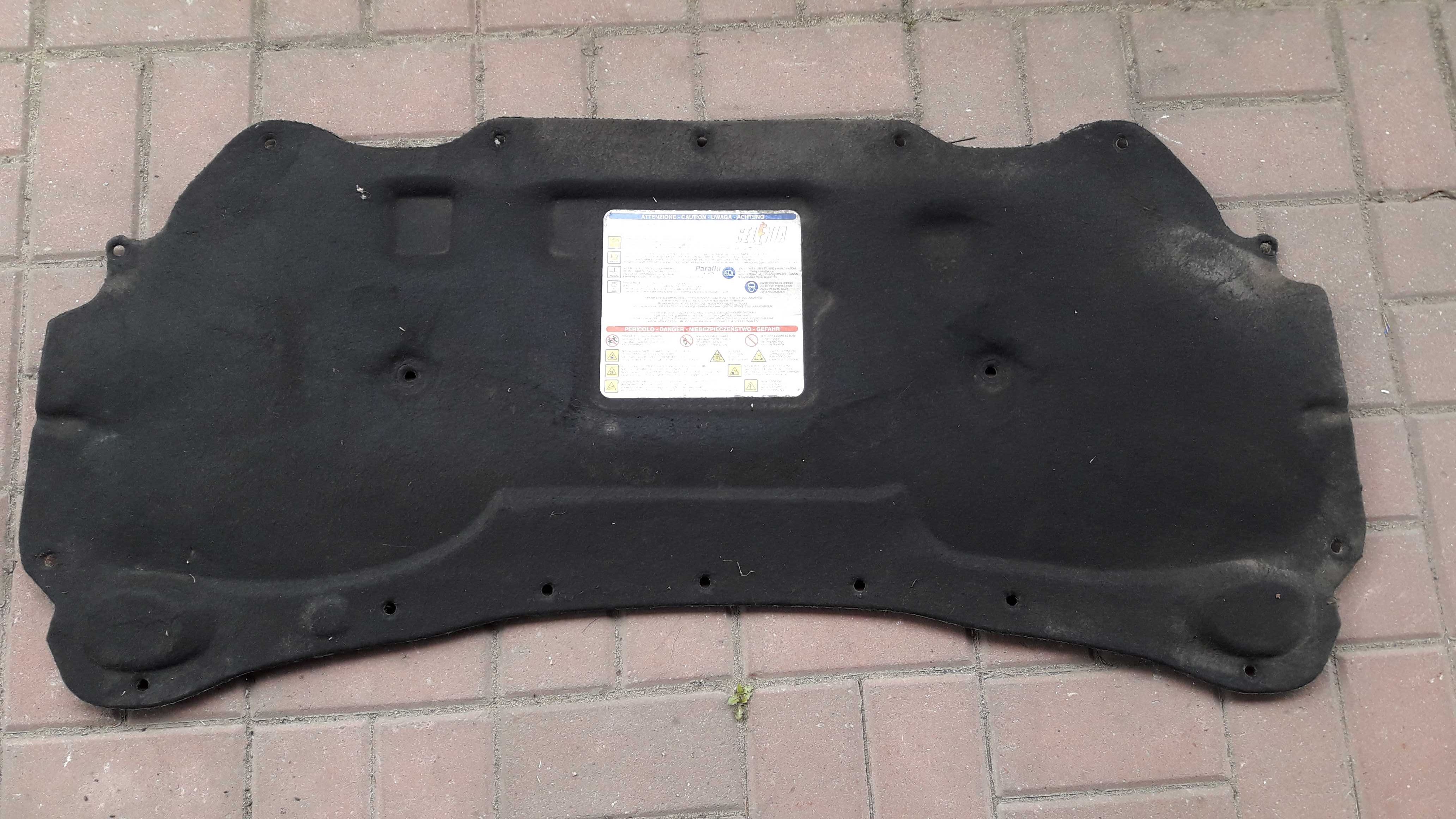 Wyciszenie wykładzina maski Fiat Panda II pasuje od 03 do 12 r.