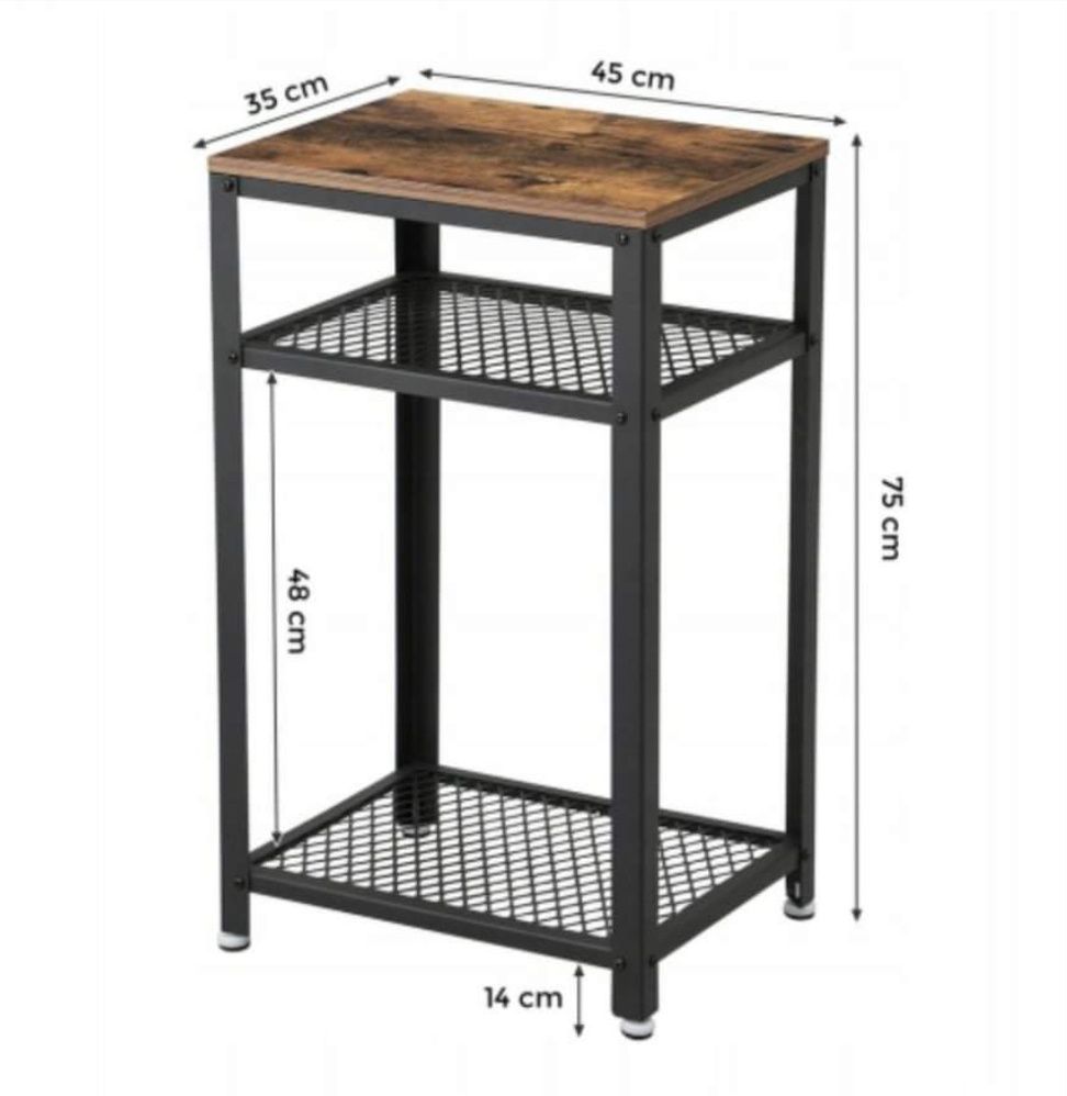 Stolik pomocniczy metalowy