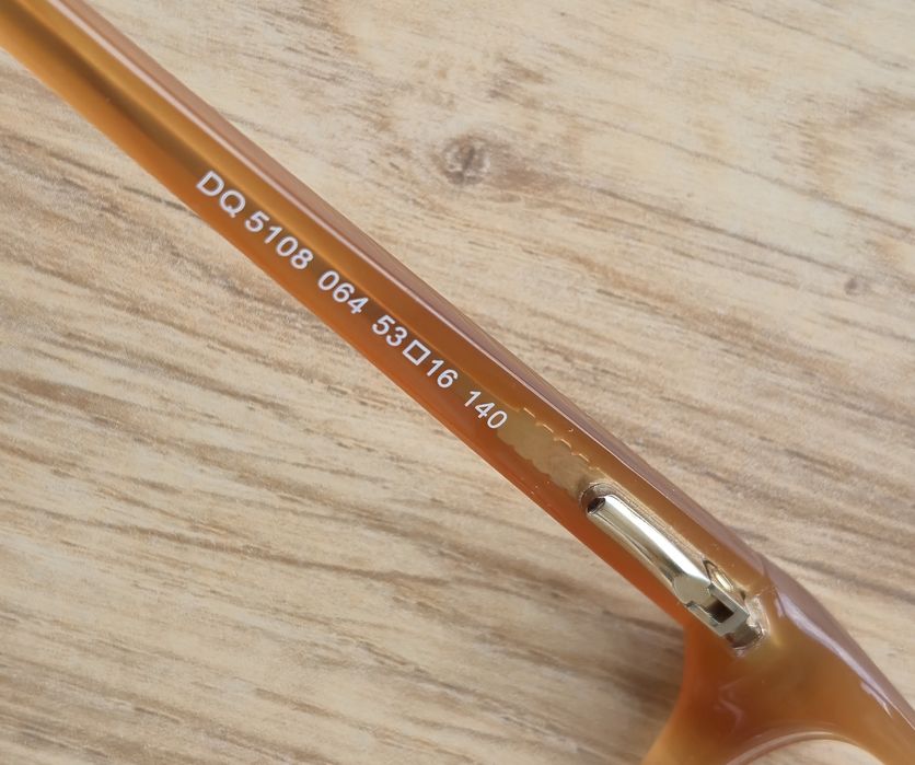 Stylowa oprawka damska w kolorze Honey DQ 5108  DSQUARED2 !