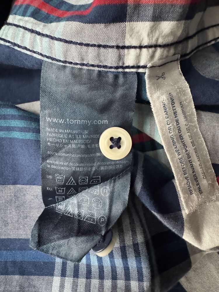 Tommy Hilfiger New York Fit koszula w kratkę L