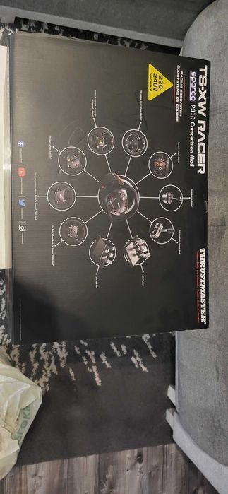 Kierownica Thrustmaster TSXW P310 XB WW + pedały + skrzynia biegów.