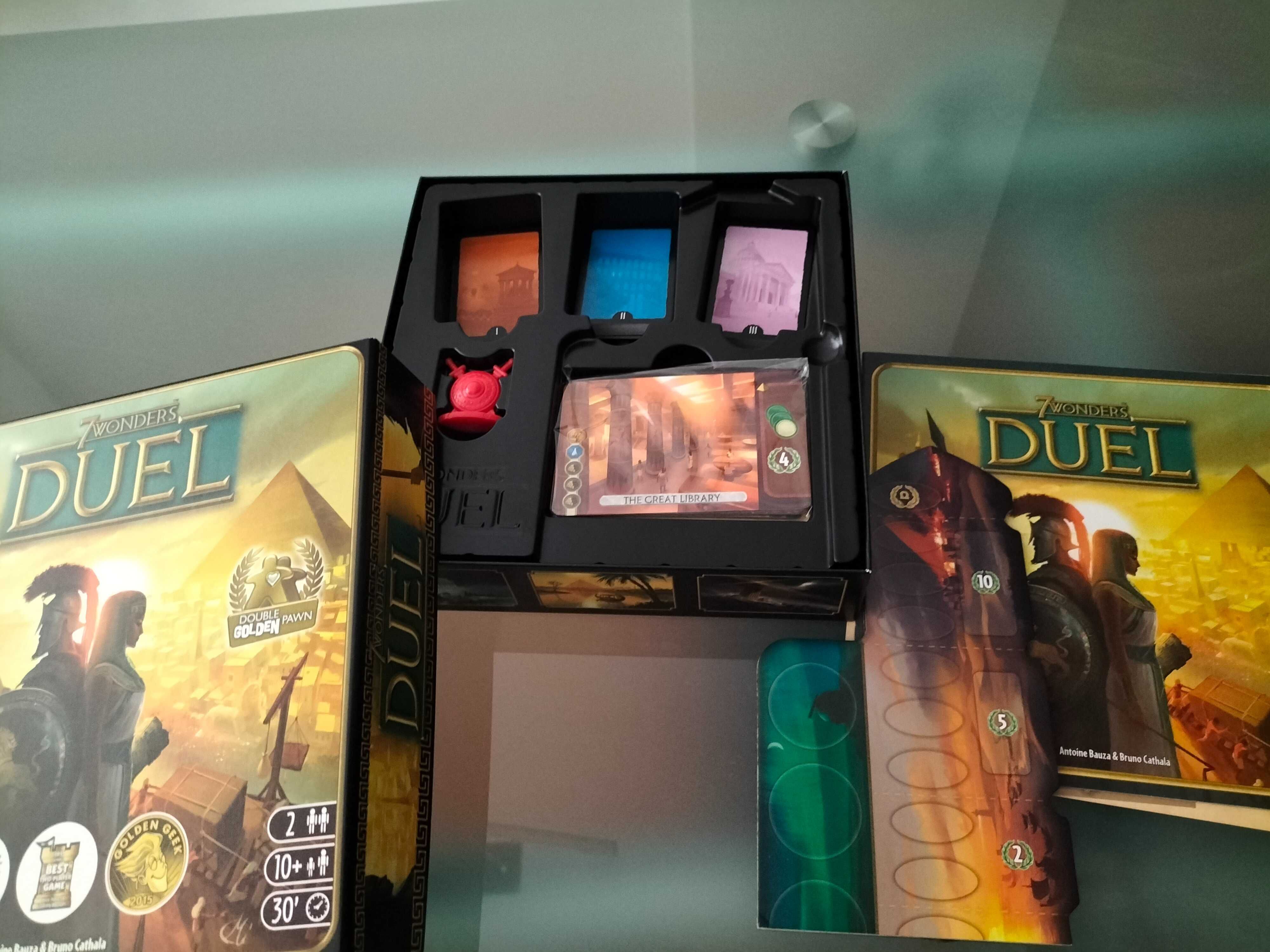 7 wonders duel - jogo de tabuleiro