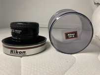 Nikon CP-8  Japan retro opakowanie na obiektyw