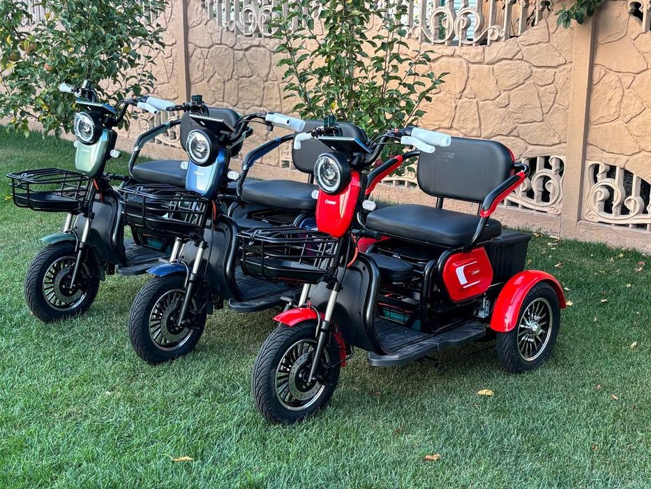 Трицикол CORCO《LOGAN 》Двигун 1000-1200W Батарея 72V-23Ah Доставка.