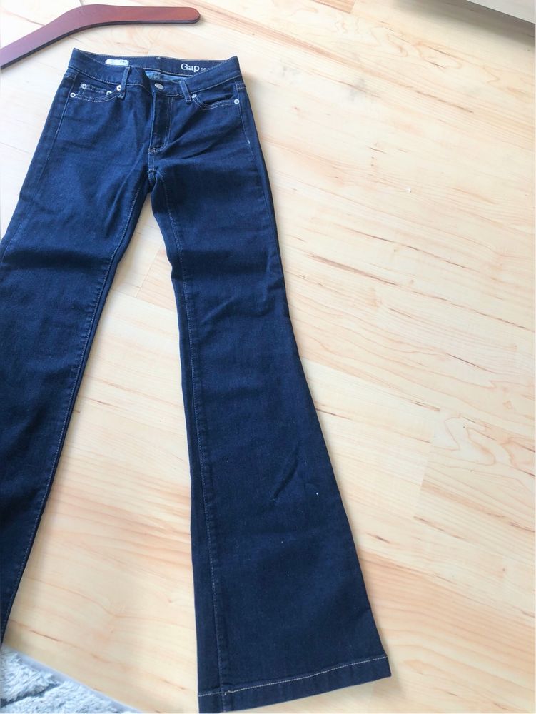 Spodnie jeansy dzwony retro vintage y2k gap 1969 authentic flare