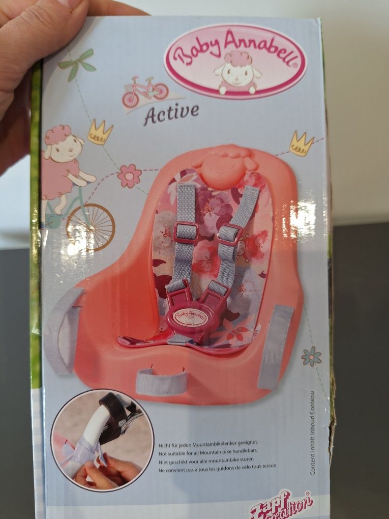 Baby Annabell - Active Fotelik rowerowy dla lalki Zapf