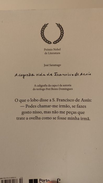 A segunda vida de Francisco de Assis- José Saramago