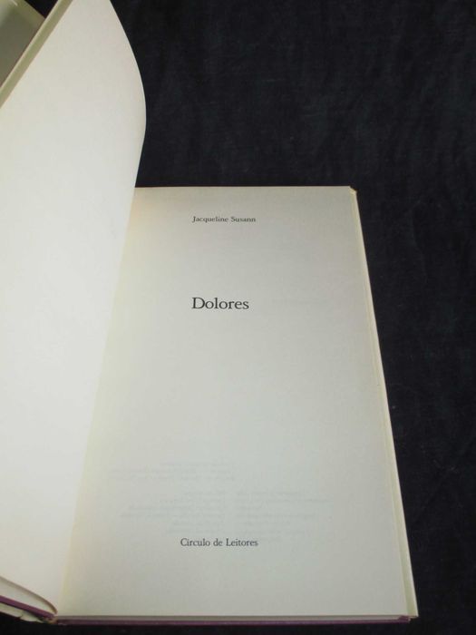 Livro Dolores Jacqueline Susann