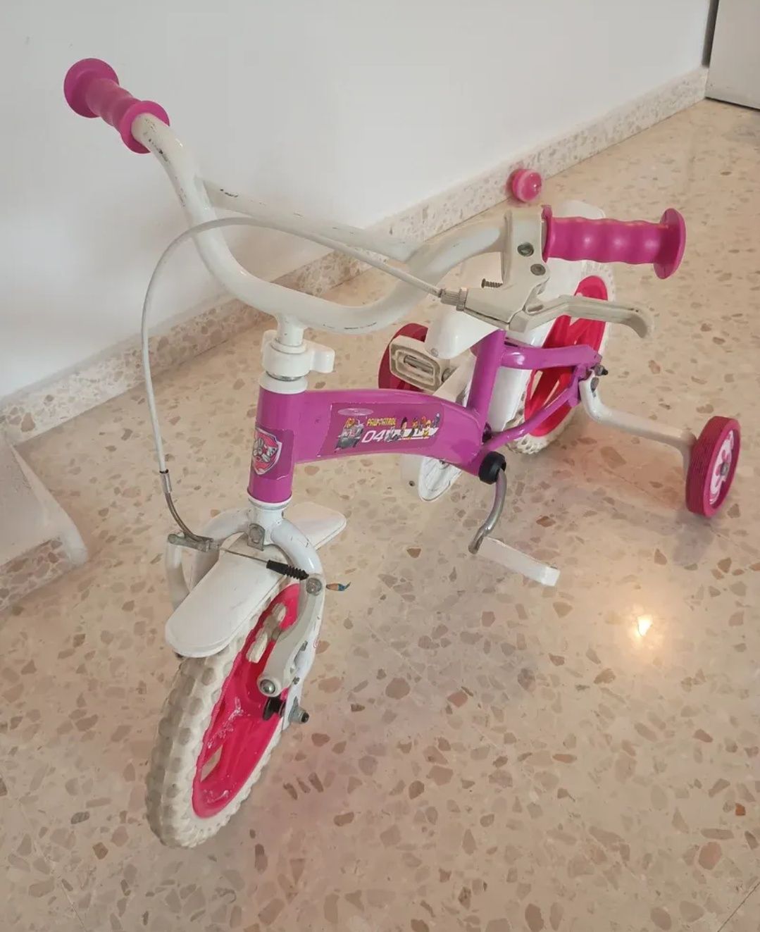 Bicicleta criança Patrulha pata