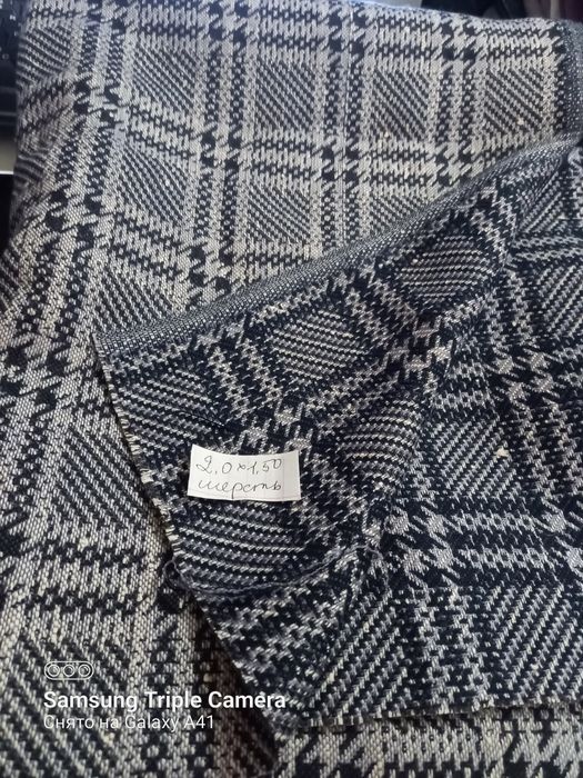 Отрезы тканей трикотаж велюр и другие ткани новые