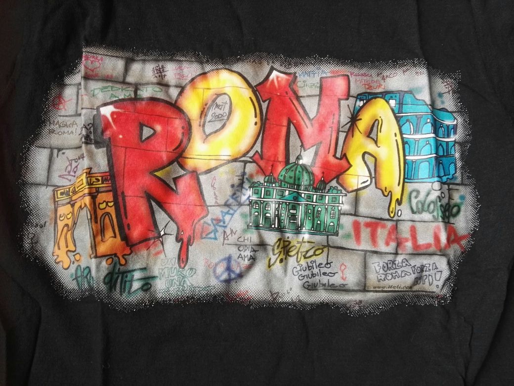 T-shirt de rapaz - Grafiti - Roma - Baratíssima