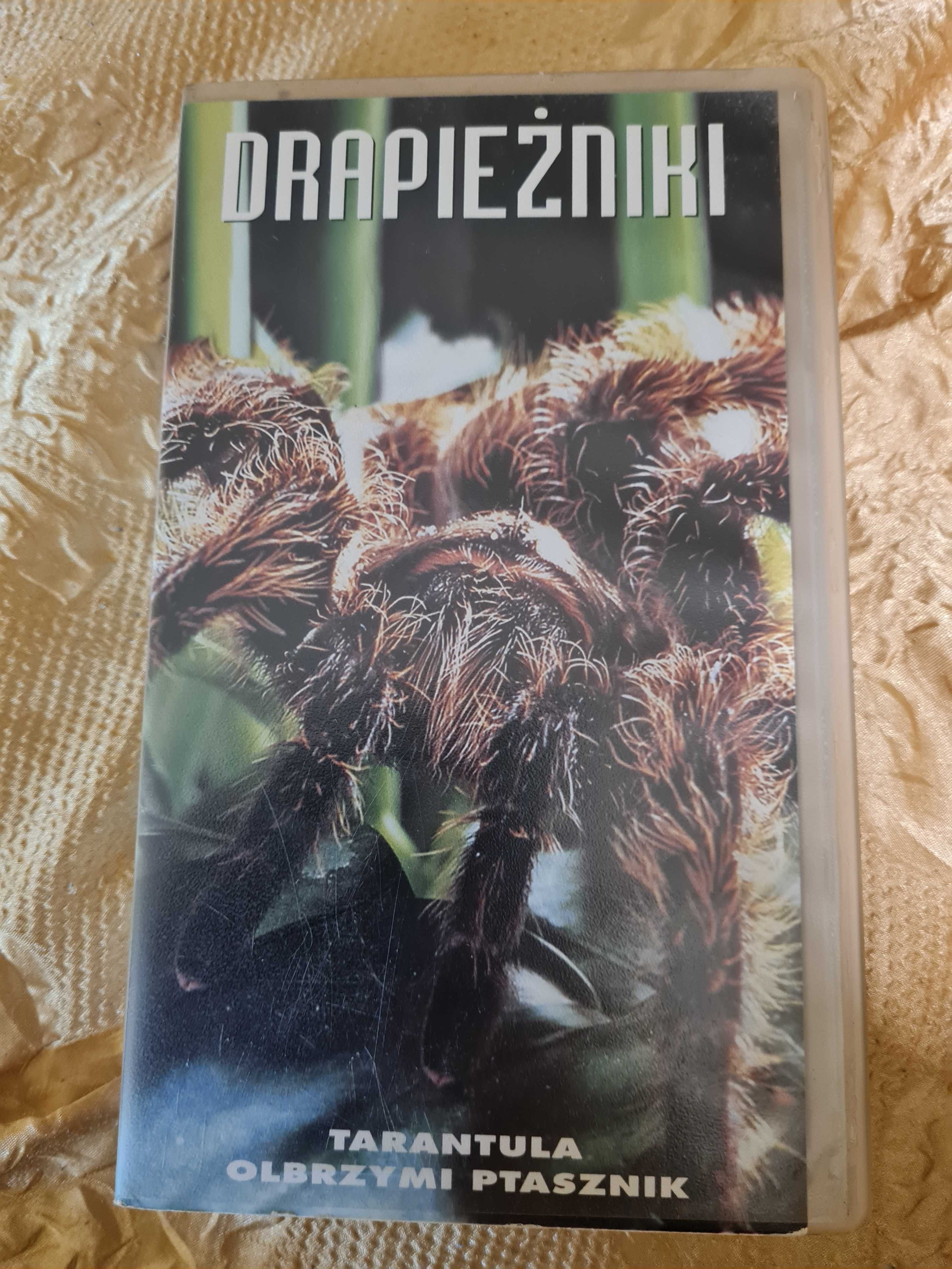Drapieżniki tarantula olbrzymi ptasznik kaseta VHS