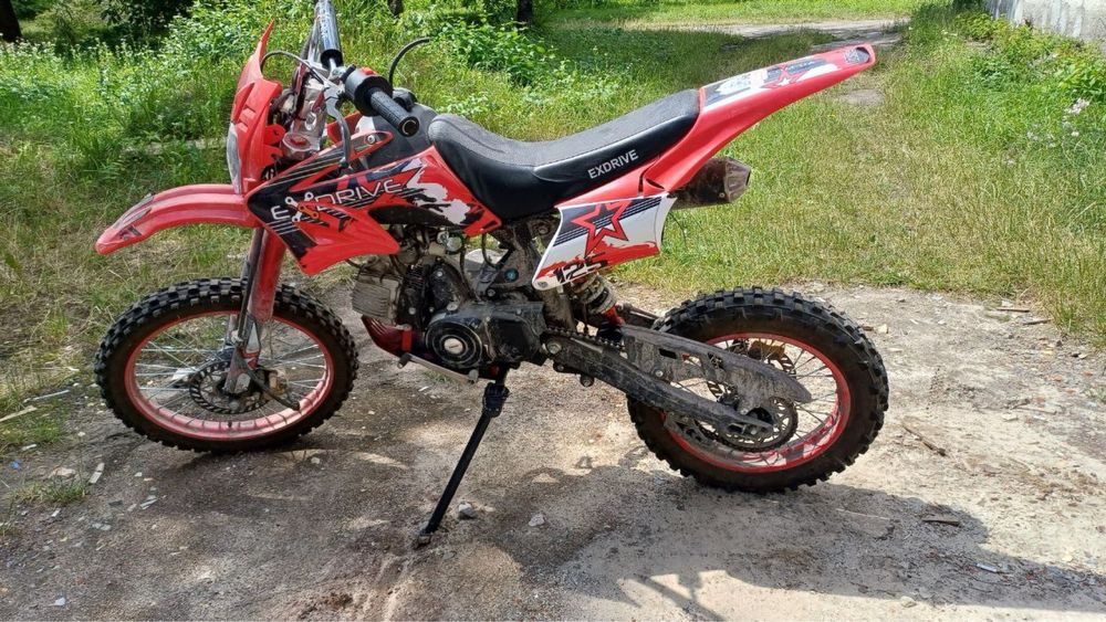 Пітбайк ExDrive 125 pitbike підлітковий мотоцикл для хлопця 10-16р