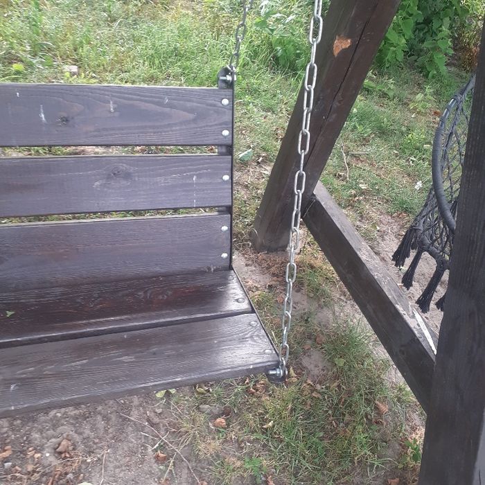Boki huśtawki ogrodowej