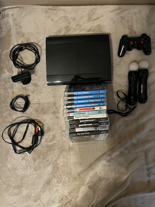 PS3 smil MOVE z zestawem 11 gier