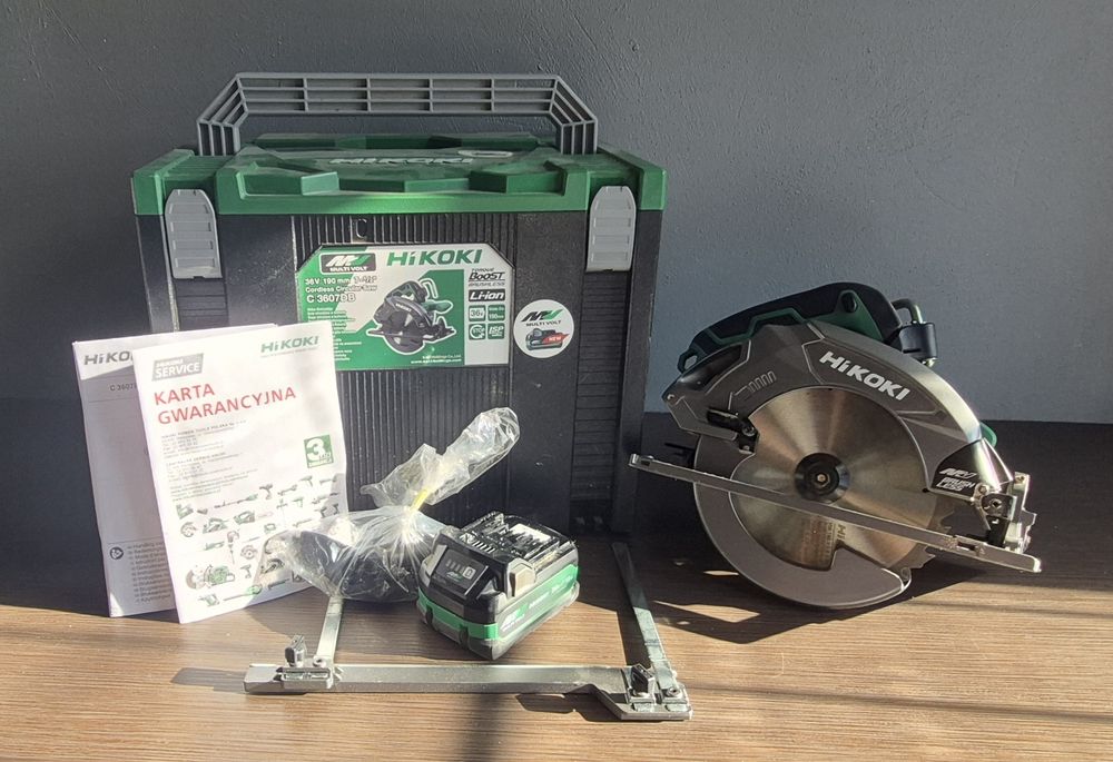 Akumulatorowa pilarka tarczowa MULTI VOLT HIKOKI C3607DB Gwarancja