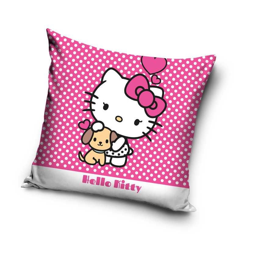 Milutka Poszewka welurowa 40x40 Hello Kitty