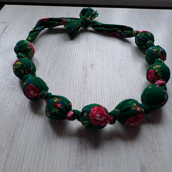 Drewniane korale góralskie.