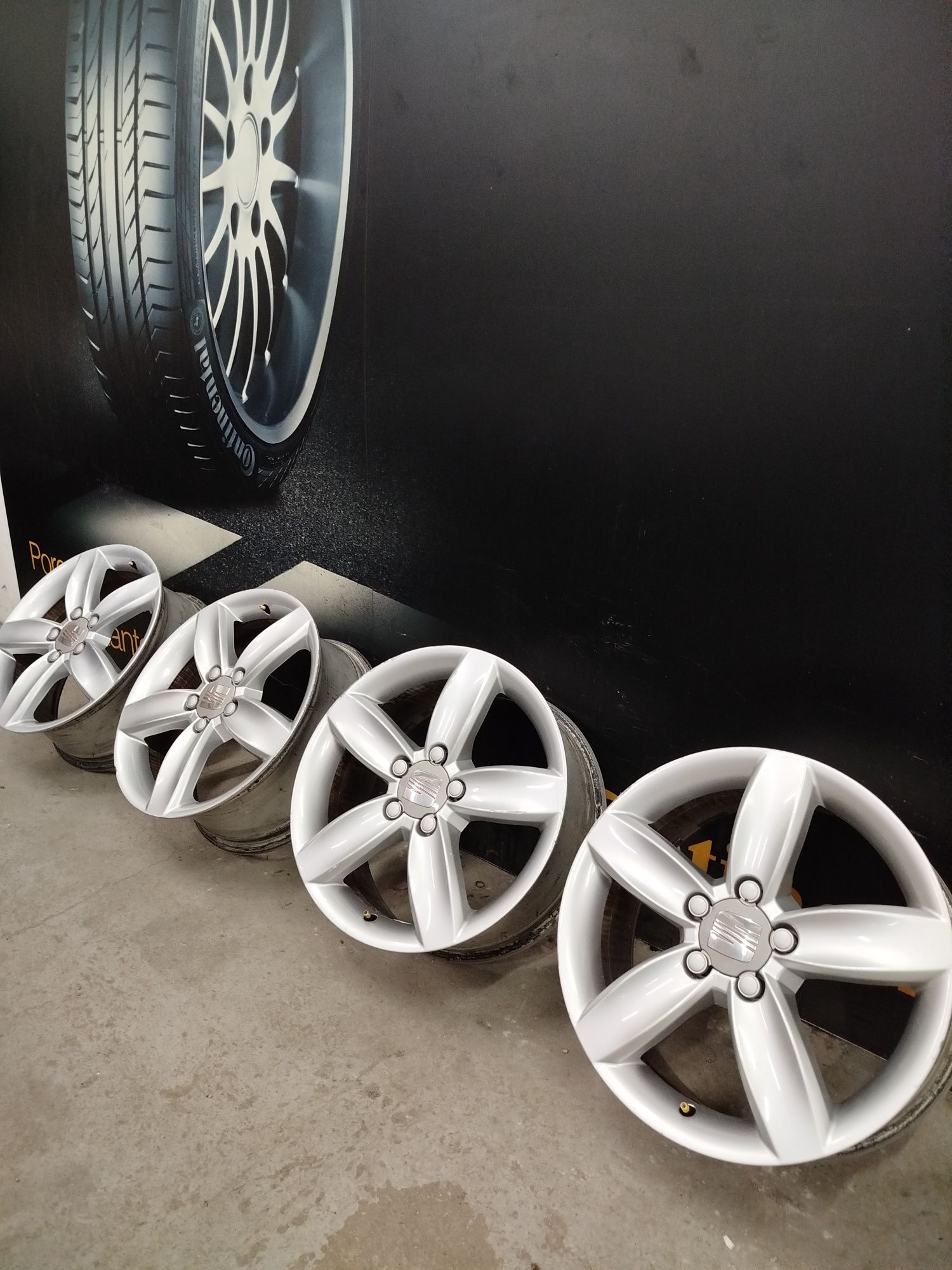 Jantes 17 originais SEAT Leon 5×112