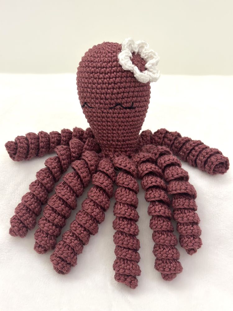 Polvo de croché v/ amigurumi