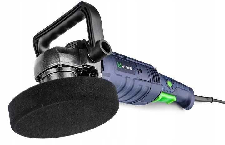 Nowa Polerka samochodowa rotacyjna 2300W regulacj obrotów zestaw gąbek