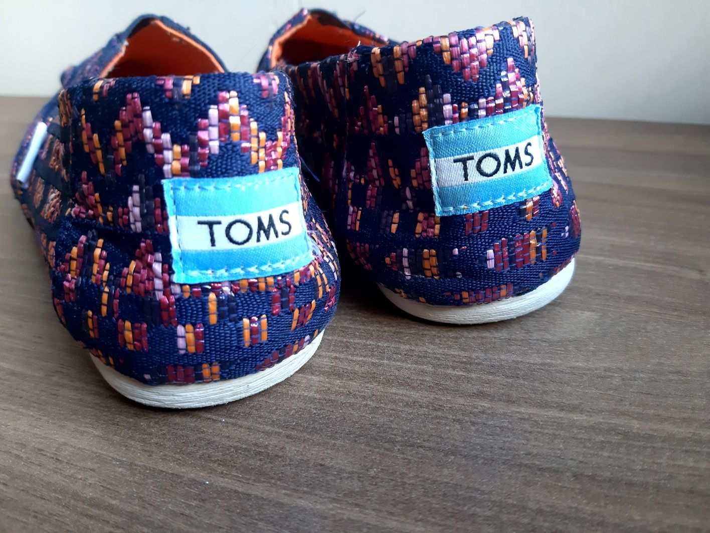 Мокасины TOMS w7 24 см еспадрильи балетки слипоны тапочки