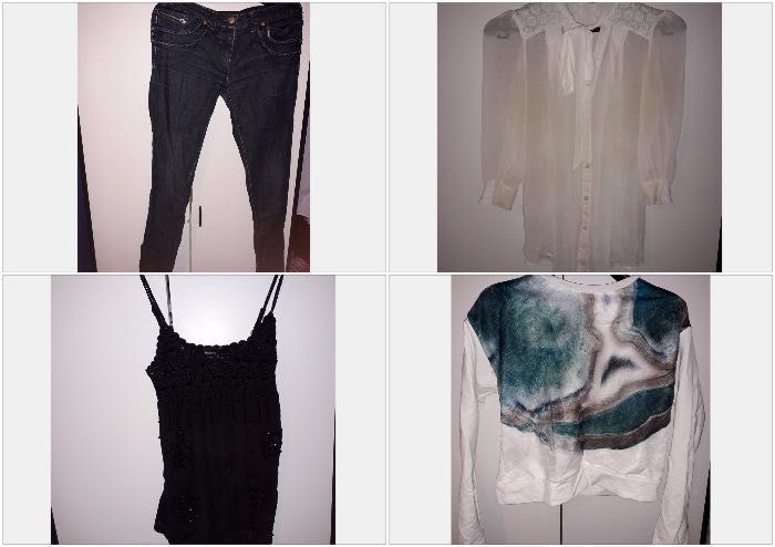 Mega paczka ubrań, pasków, torebek 72 szt, Zara,Dolce Gabana m,l,xl