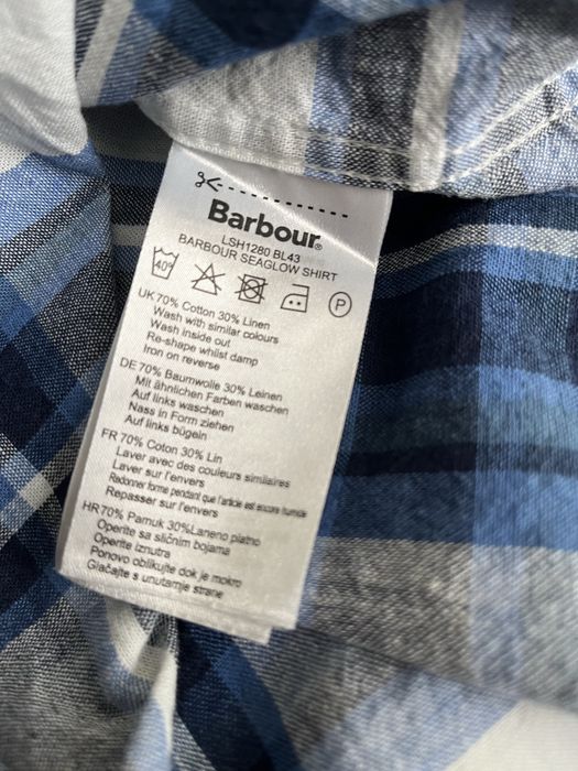 Денская рубашка в клетку Barbour