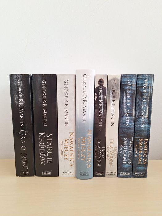 George Martin Pieśń lodu i ognia Gra o tron 1-8