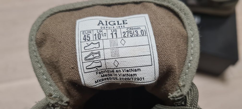 Кеди, кросовки, кросівки, кеды AIGLE  44/45