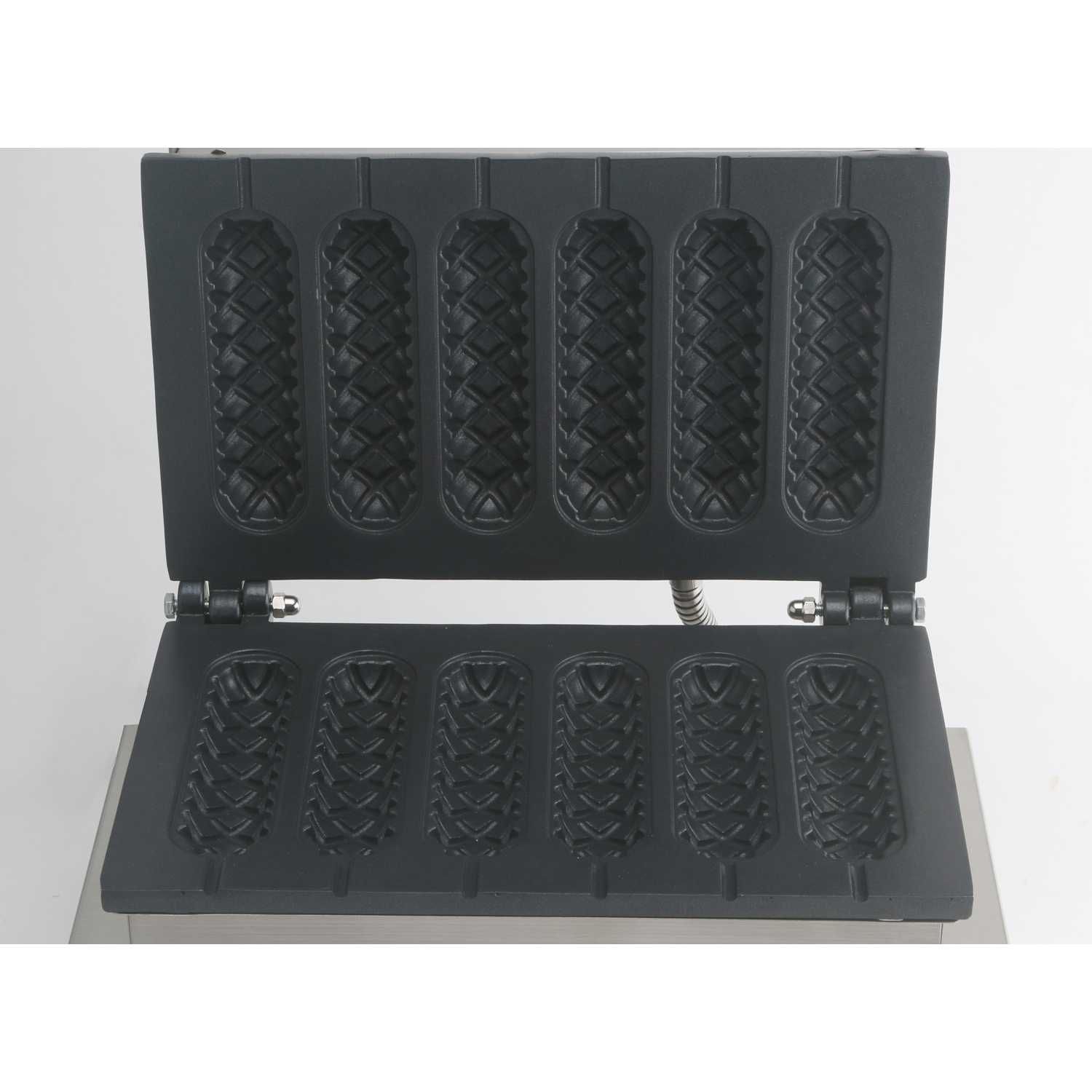 Hotdogi na patyku hotdog waffle maker gofrownica deser gastronomia PRO