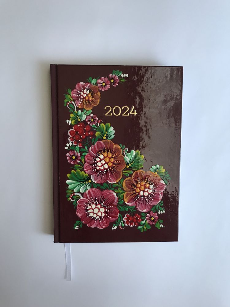 Планер на 2024 щоденник ручна робота Петриківський розпис