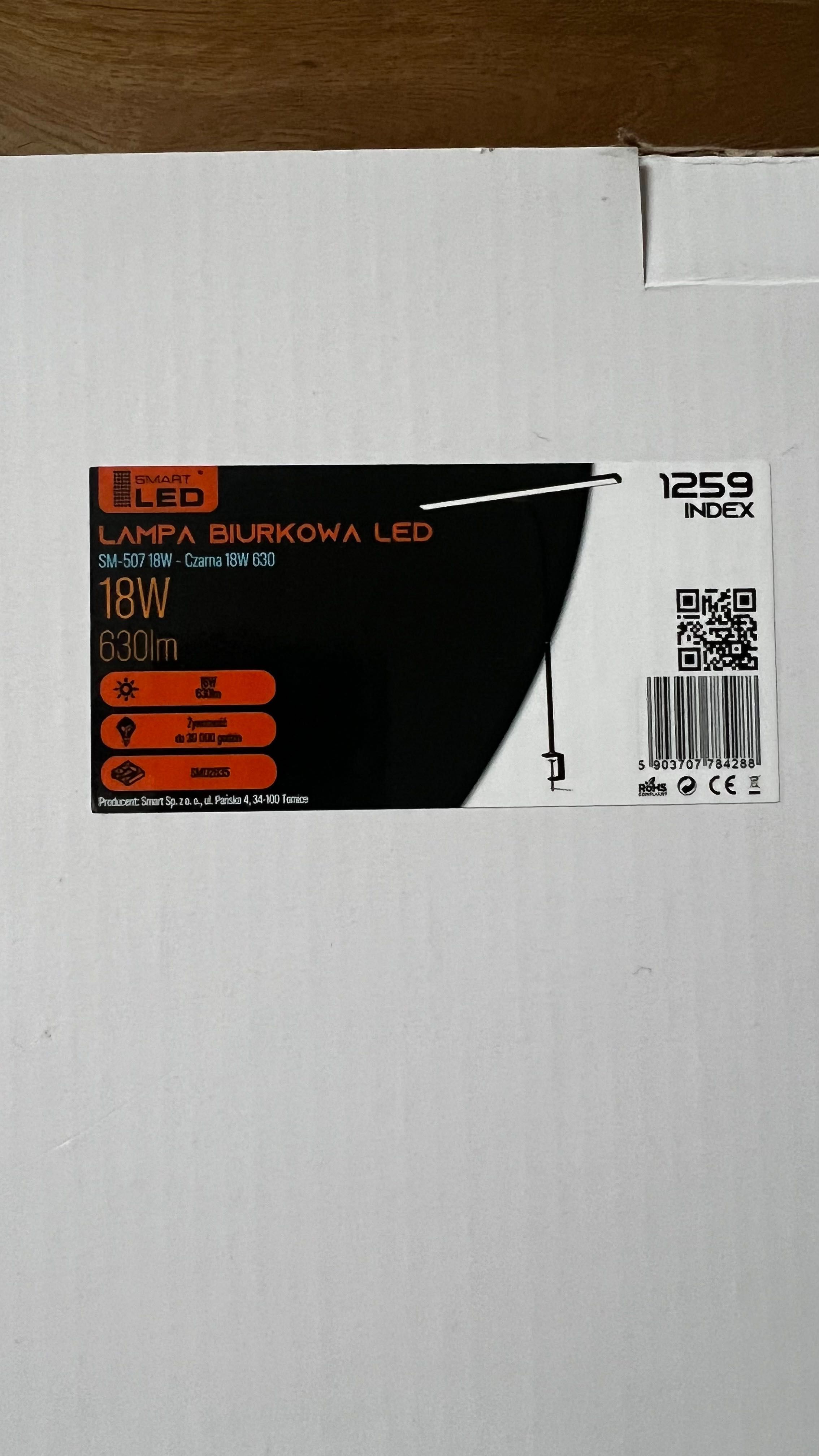 Lampa LED na monitor / biurko – światło robocze bez odblasków