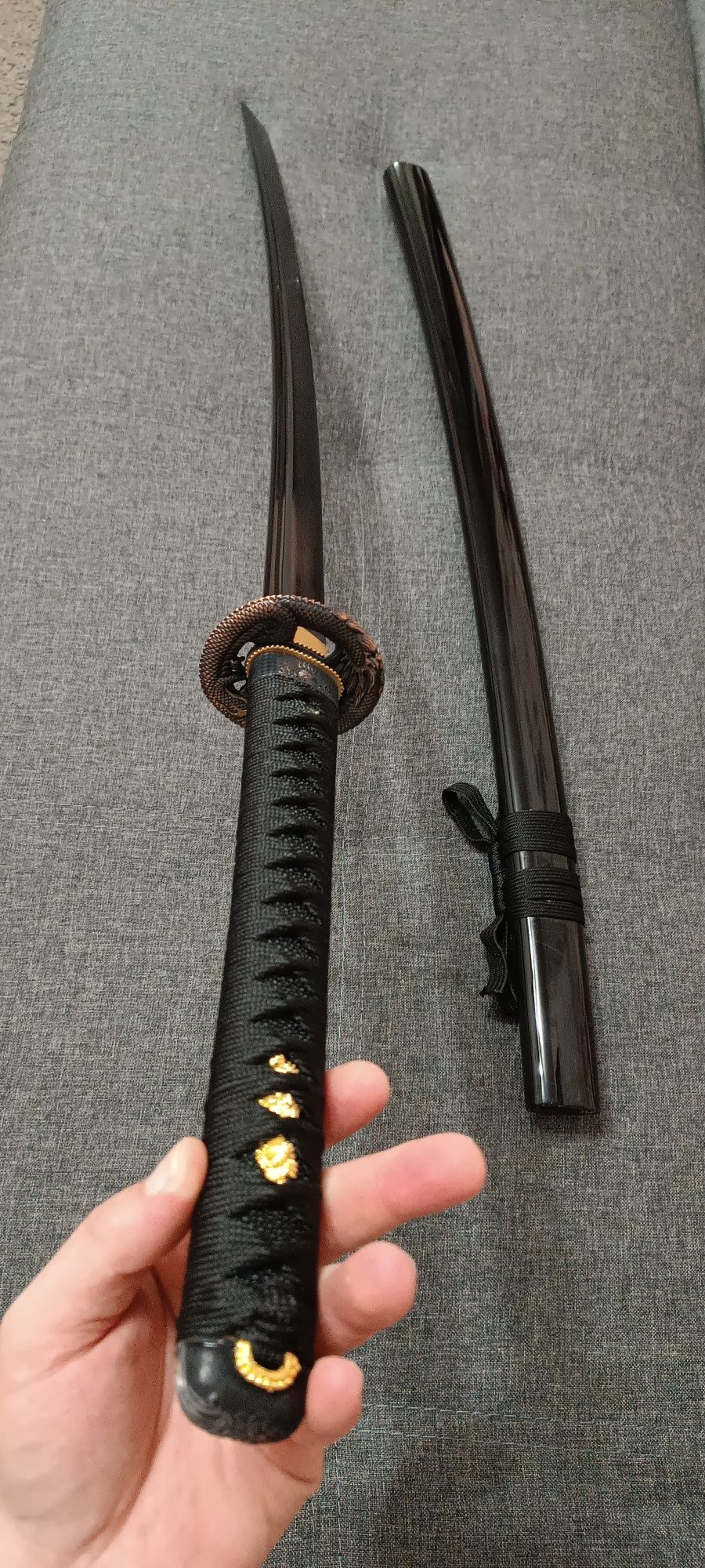 Катана, Самурайський меч Grand Way Katana 17935-1 "Чорний дракон"