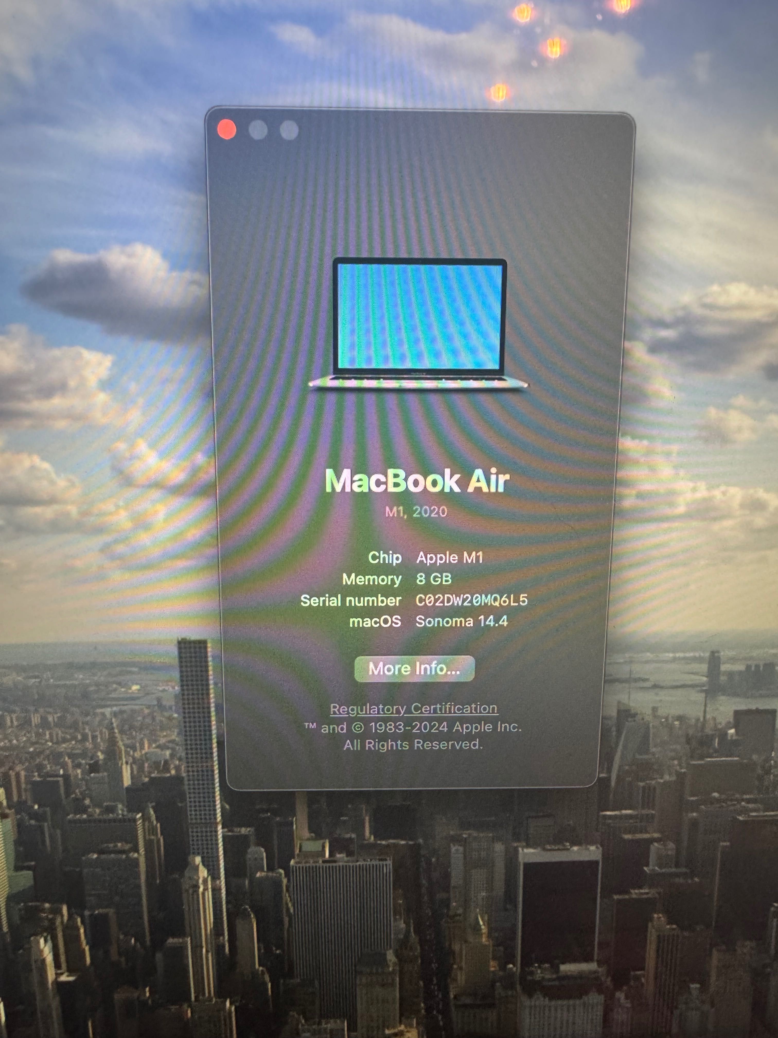 MacBook Air M1 com 8GB ram e 512GB SSD - c/ fatura