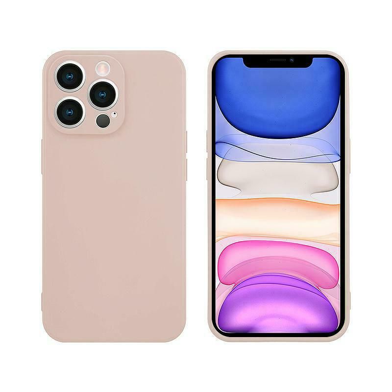 Etui Silikonowe Case Iphone 14 Pink Ochrona Soft-Touch