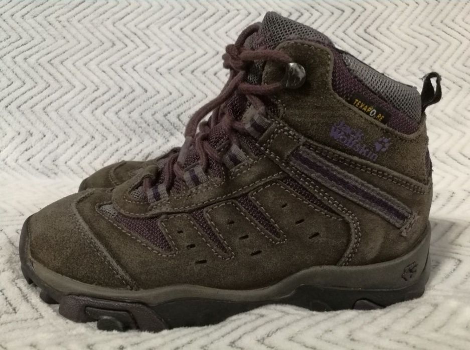 Buty trekkingowe Jack Wolfskin roz.31 , trapery wodoodporne , skóra