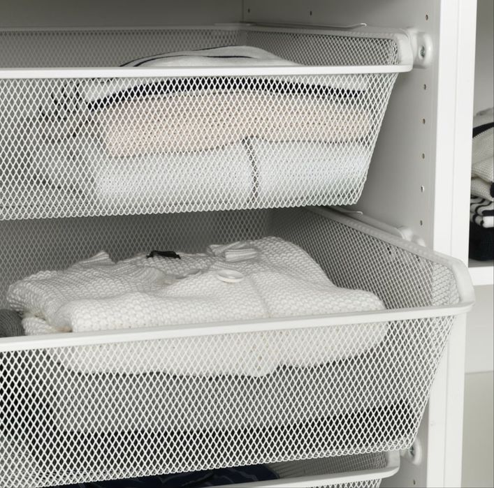 Cesto de Rede Branco 75x58 cm