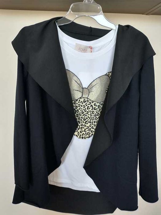 nowy zestaw bluza i bluzka azara paris s/m monnari mohito cocomore may