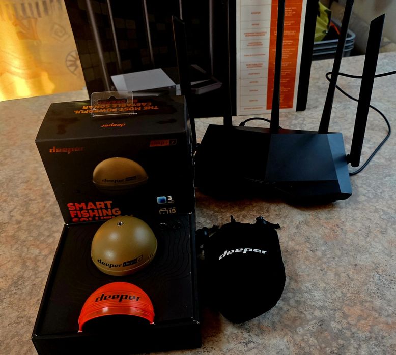 Echosonda Deeper Chirp+2. +przedłużenie zasięgu