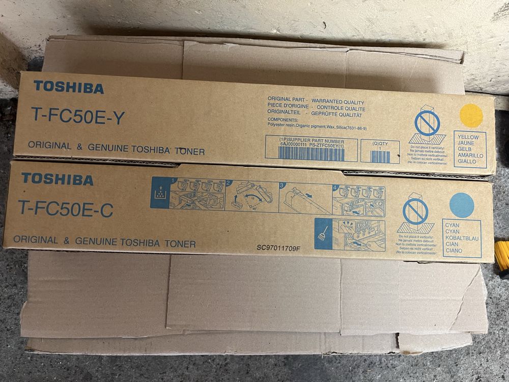 Toner Toschiba T-FC50E-K T-FC50E-Y ,T-FC50E-C T-FC50E-M, T-FC50E-