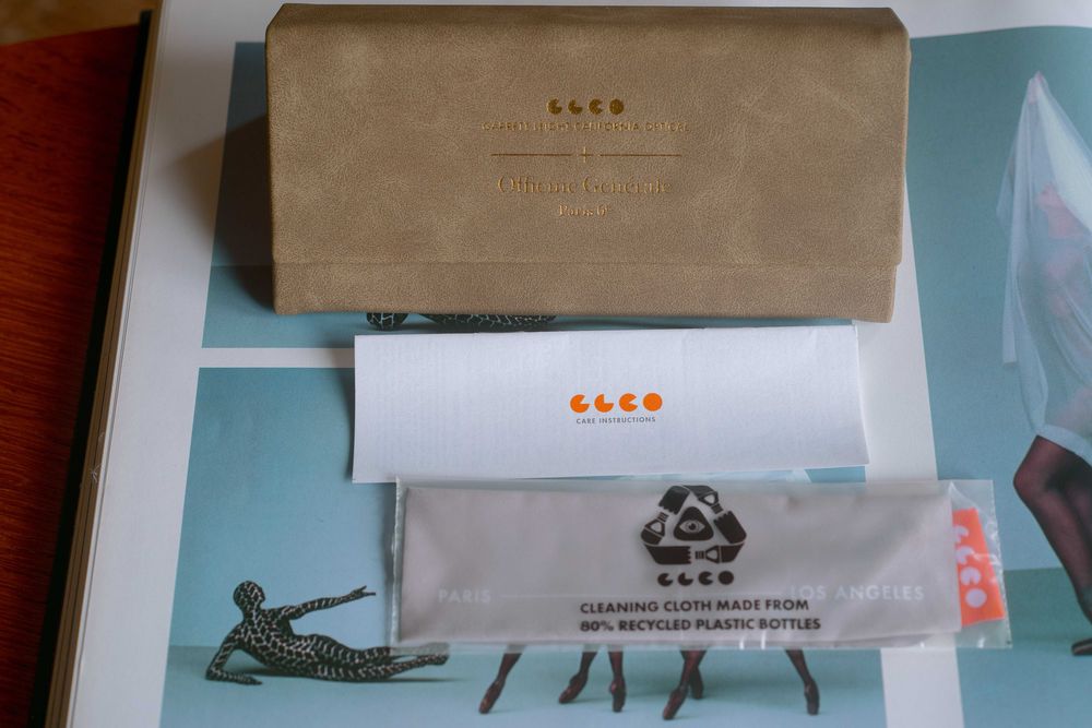 Óculos de sol Garrett Leight GLCO x Officine Générale