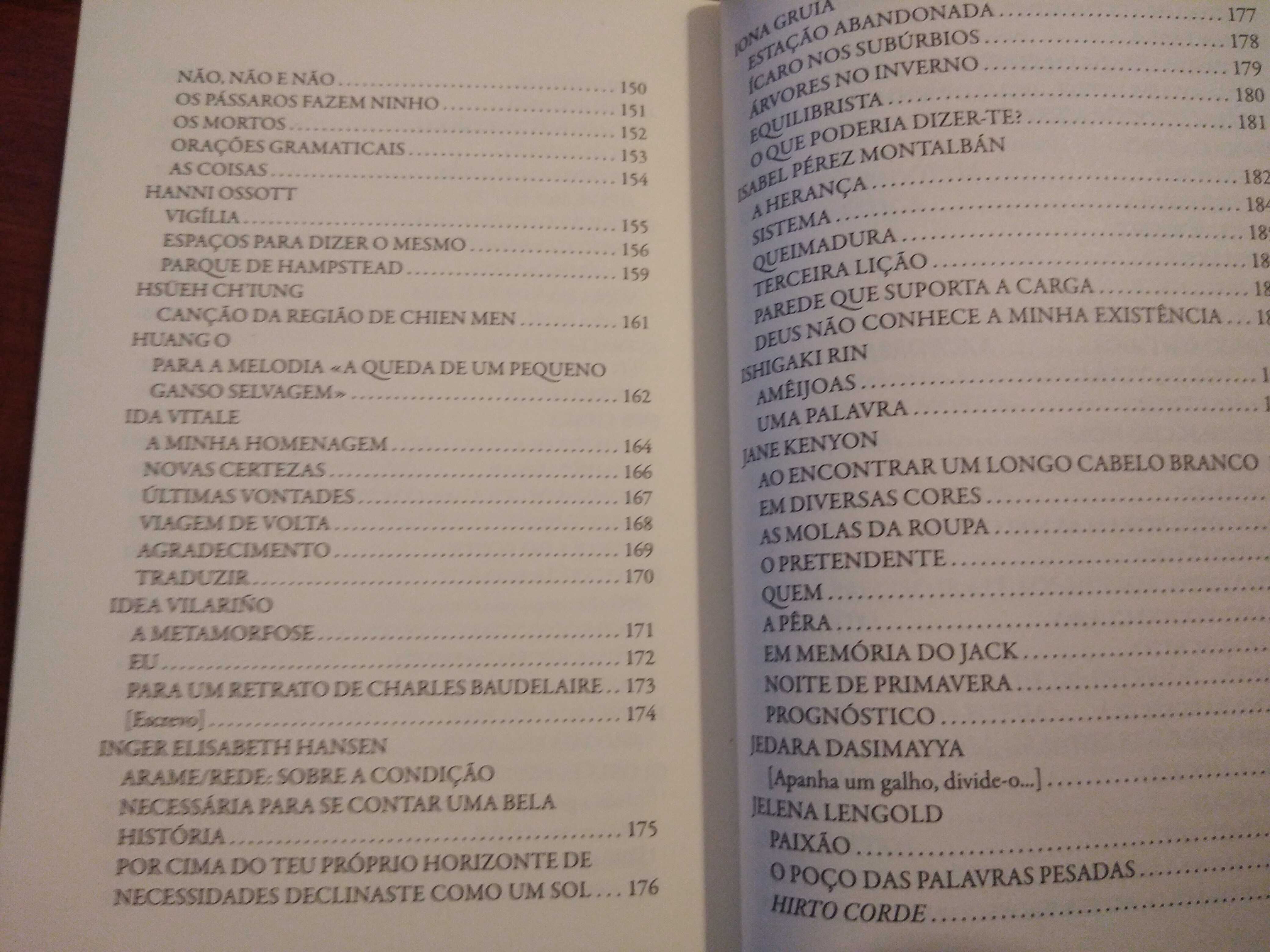 A única maneira de esquecer a beleza, poesia traduzida