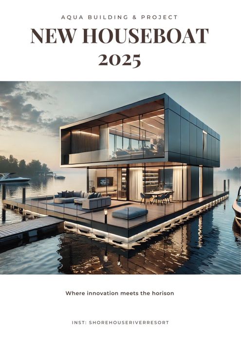 Розкішний будинок на воді та преміум причали